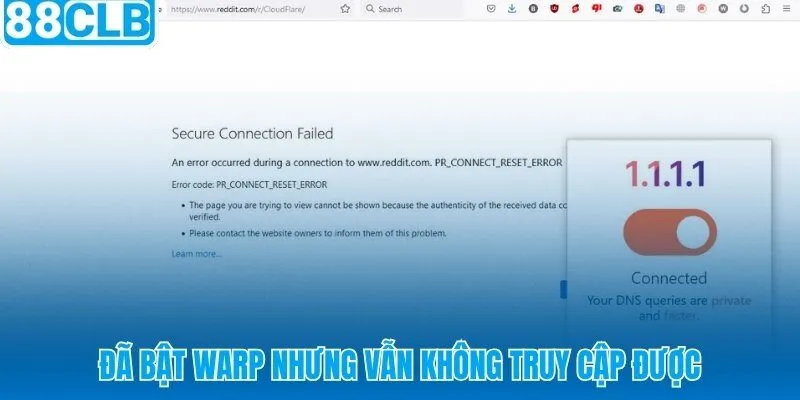 Sự cố sau khi tải app 1.1.1.1 và cách khắc phục dứt điểm